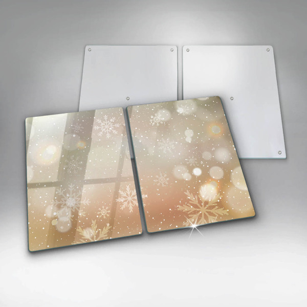 Protection plaque induction Flocons de neige