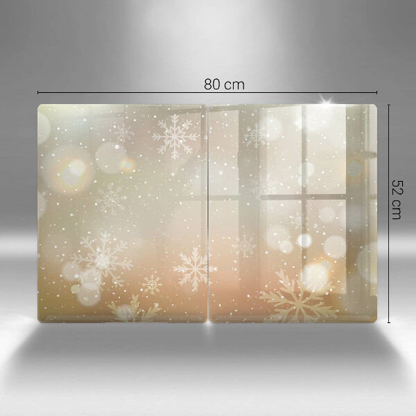 Protection plaque induction Flocons de neige