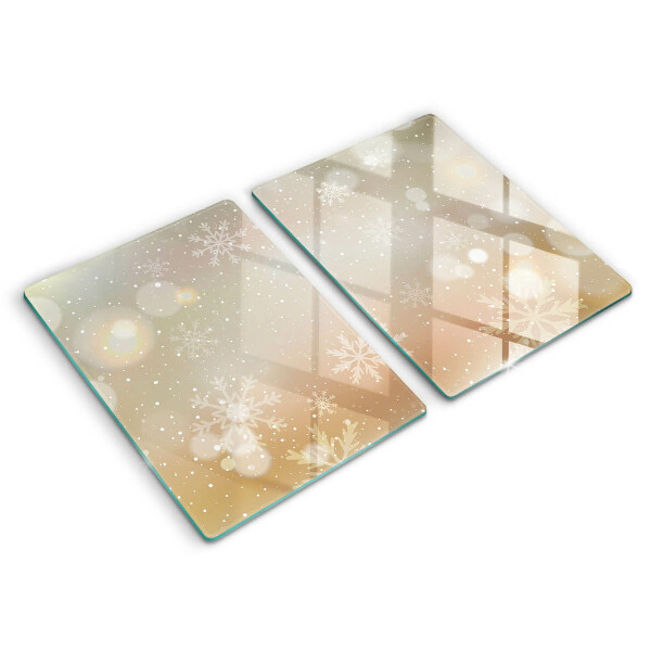 Protection plaque induction Flocons de neige