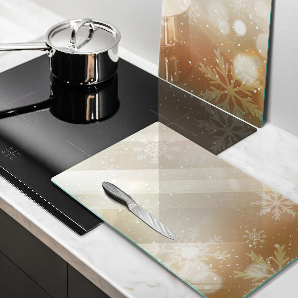 Protection plaque induction Flocons de neige