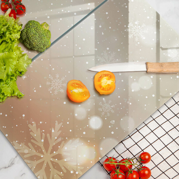 Protection plaque induction Flocons de neige