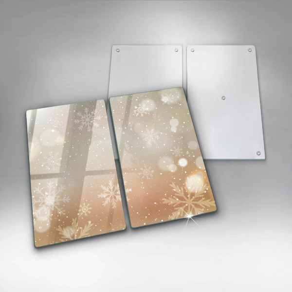 Protection plaque induction Flocons de neige