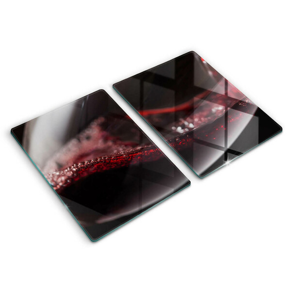 Protection plaque induction Vin rouge dans un verre