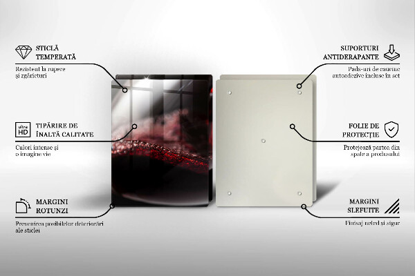 Protection plaque induction Vin rouge dans un verre