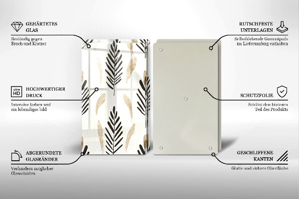 Protection plaque induction Plantes bohèmes