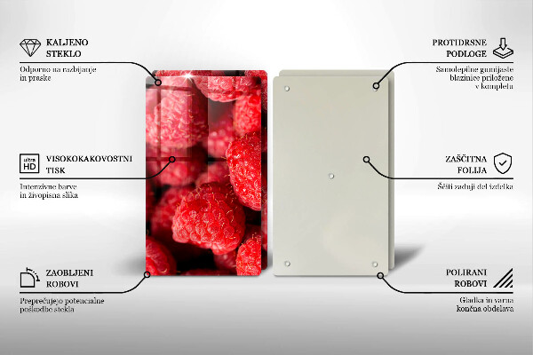 Protection plaque induction Framboise