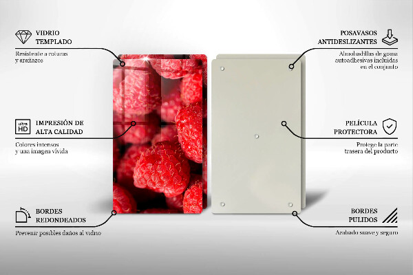 Protection plaque induction Framboise