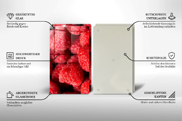 Protection plaque induction Framboise