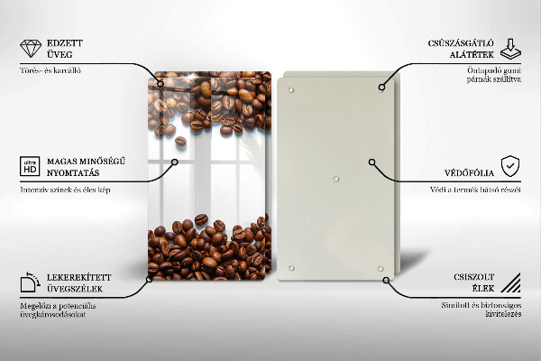 Protection plaque induction Grains de café