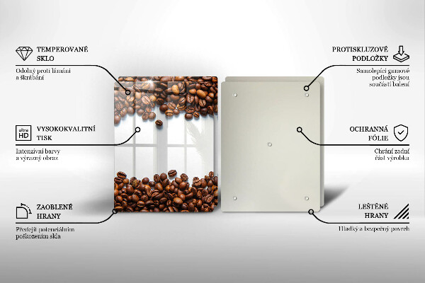 Protection plaque induction Grains de café