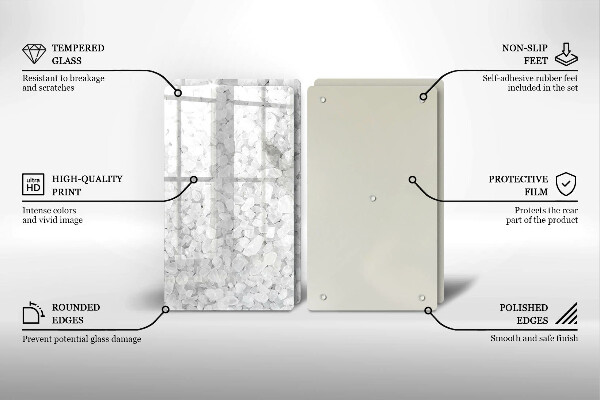 Protection plaque induction Cristaux de sel