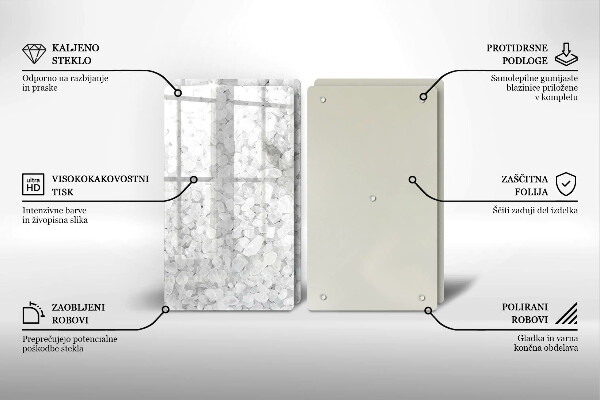 Protection plaque induction Cristaux de sel