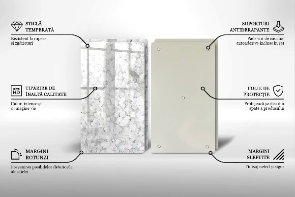 Protection plaque induction Cristaux de sel