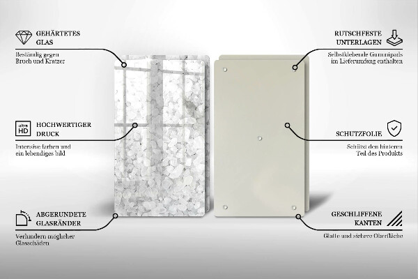 Protection plaque induction Cristaux de sel