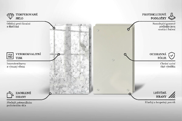 Protection plaque induction Cristaux de sel