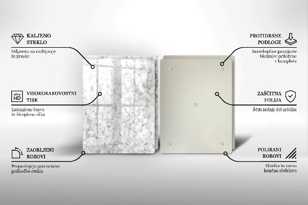 Protection plaque induction Cristaux de sel