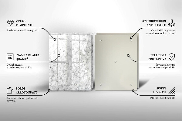 Protection plaque induction Cristaux de sel