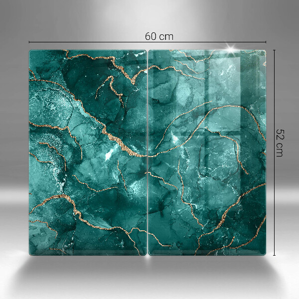 Protection plaque induction Marbre bleu