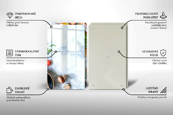 Protection plaque induction Ingrédients en cuisine