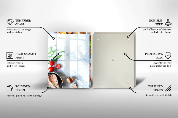 Protection plaque induction Ingrédients en cuisine