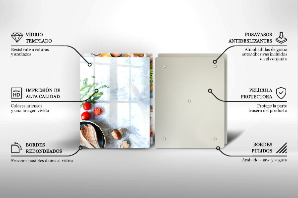 Protection plaque induction Ingrédients en cuisine