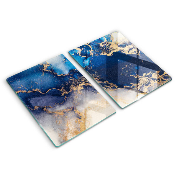 Protection plaque induction Abstraction de marbre