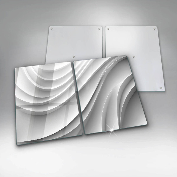 Protection plaque induction Lignes géométriques