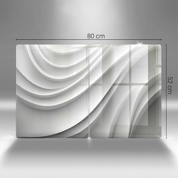 Protection plaque induction Lignes géométriques