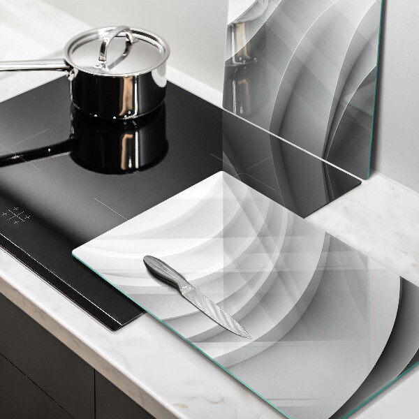 Protection plaque induction Lignes géométriques