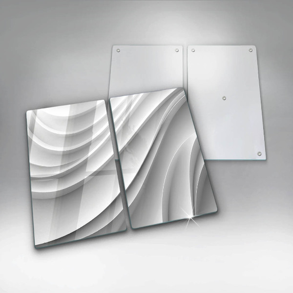 Protection plaque induction Lignes géométriques