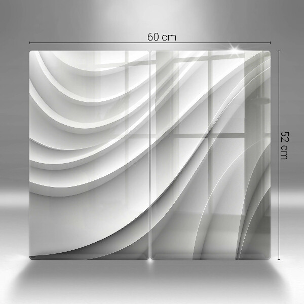 Protection plaque induction Lignes géométriques