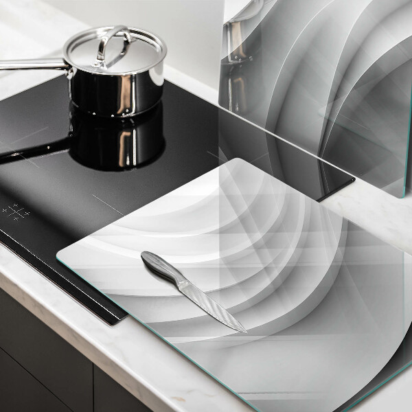 Protection plaque induction Lignes géométriques