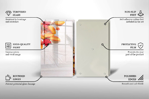 Protection plaque induction Feuilles d'automne