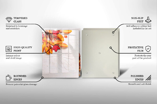 Protection plaque induction Feuilles d'automne