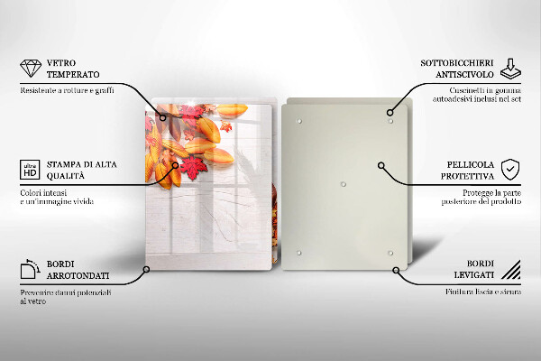 Protection plaque induction Feuilles d'automne