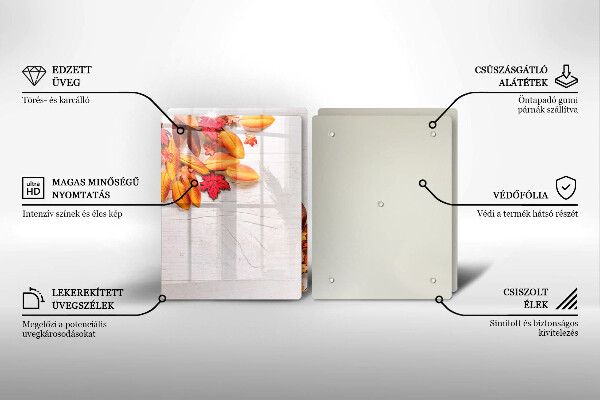 Protection plaque induction Feuilles d'automne