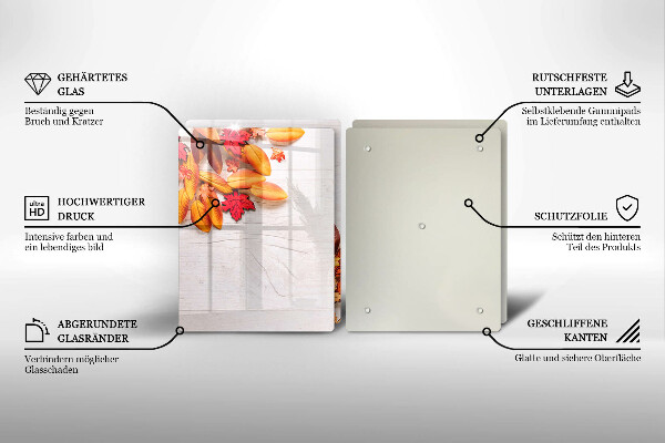 Protection plaque induction Feuilles d'automne