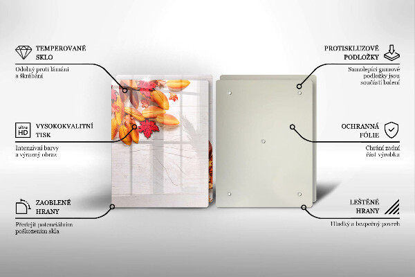 Protection plaque induction Feuilles d'automne