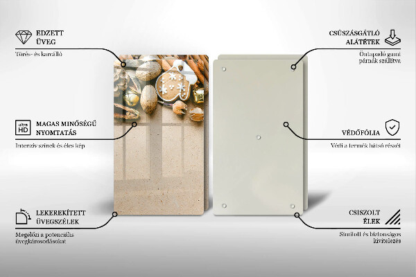 Protection plaque induction décorations de Noël