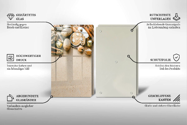 Protection plaque induction décorations de Noël