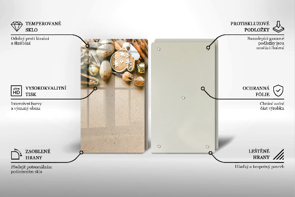 Protection plaque induction décorations de Noël