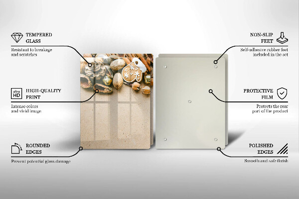 Protection plaque induction décorations de Noël