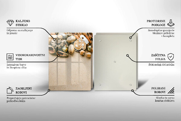 Protection plaque induction décorations de Noël