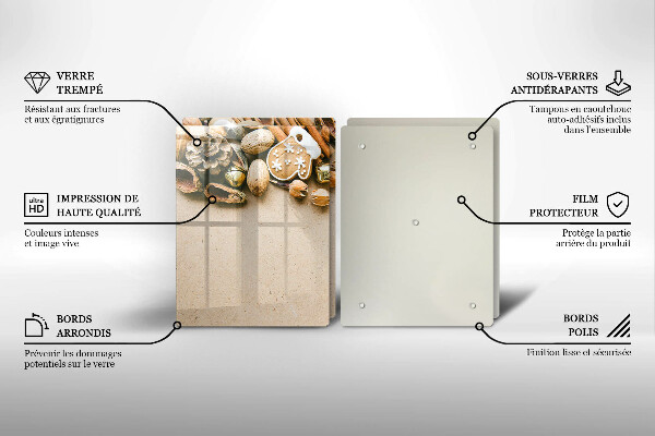 Protection plaque induction décorations de Noël