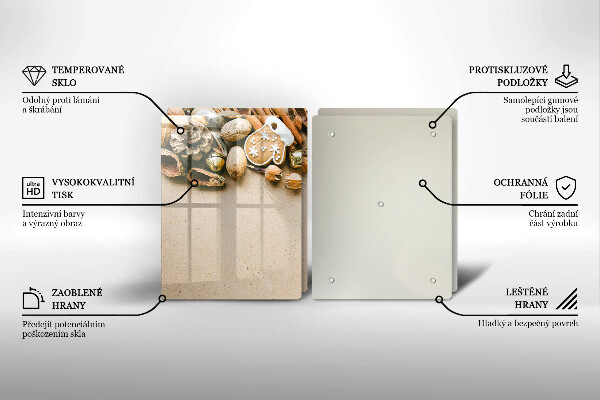 Protection plaque induction décorations de Noël