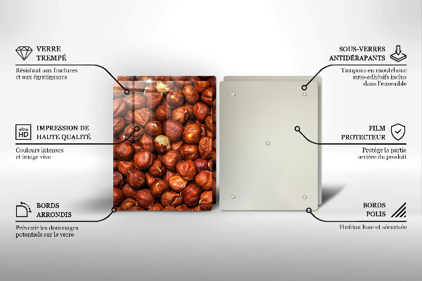 Protection plaque induction Noisettes