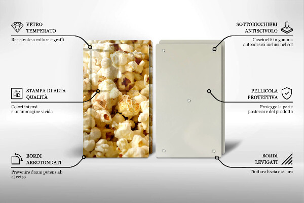 Protection plaque induction Popcorn