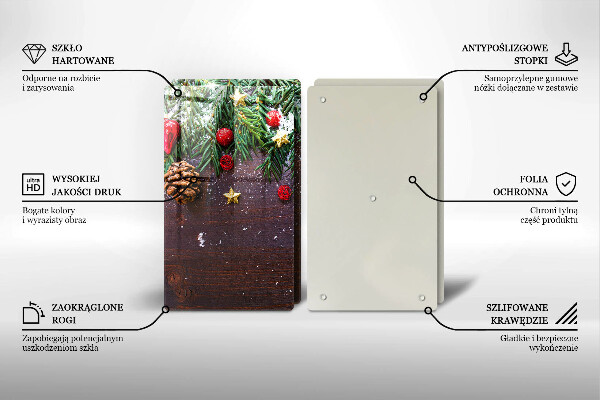 Protection plaque induction décoration de Noël