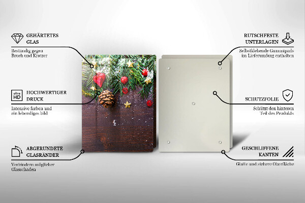 Protection plaque induction décoration de Noël