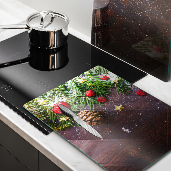 Protection plaque induction décoration de Noël